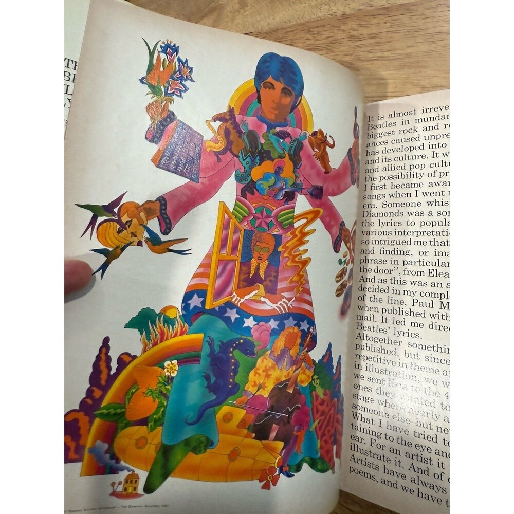 The Beatles Illustrated Lyrics Book- By Alan Aldridge 1st‎ Amer Ed, 2nd Impress. - Picture 12 of 12
